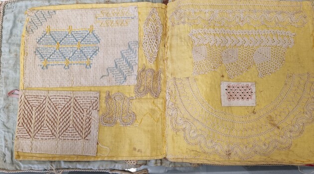 Sampler Page 2 - Embroidery and Crochet