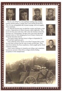 Seeds on the wind - back cover