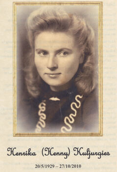 Portrait of Henrika Kuljurgies