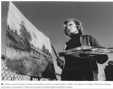 Henrika, Artist at work 1982
