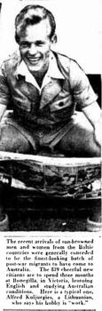 Alfred Kuljurgies at Bonegilla