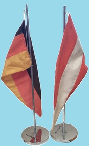 Miniature German and Austrian Flags