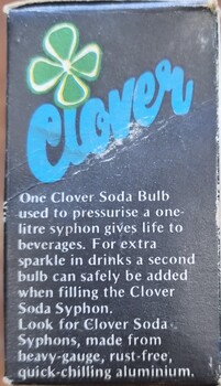 Soda Bulb information side of box