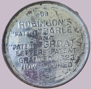 Patent Information on base of container