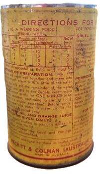 Robinson's 'Patent' Groats instructions