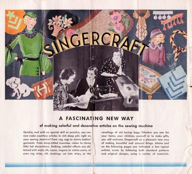 Singer Craft Guide booklet 1932