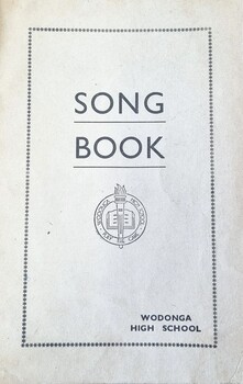 Song Book Wodonga High School