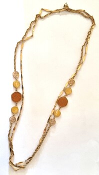 Sarah Coventry Double Chain Necklace