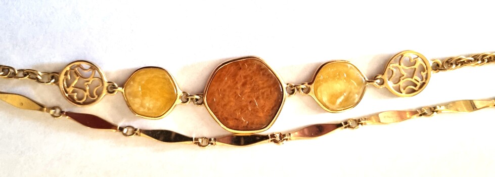 Necklace inset pieces - one of two sets