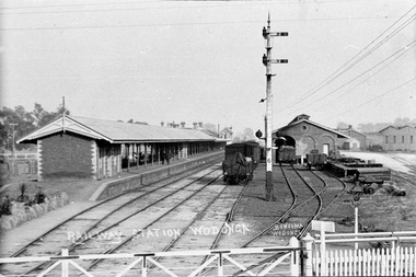 Railway Station Wodonga, c1910