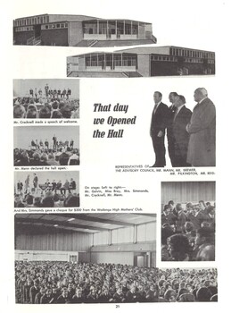 Photo collage - That day we opened the Hall