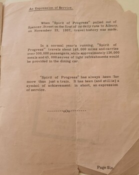 Spirit of Progress, Page Six