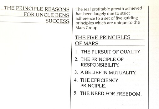 The Five Principles of Mars