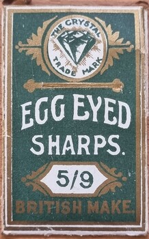 Egg Eyed Sharps Sewing Needles