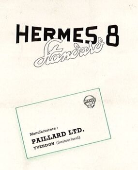 Hermes Standard 8 Manufacturer's Stamp