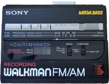 SONY Walkman FM/AM Front 