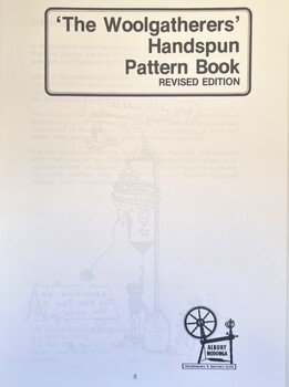 "The Woolgatherers" Handspun Pattern Book Front page