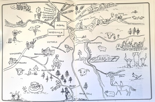 Albury Wodonga Area Map