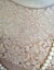 Lacework on dress bodice