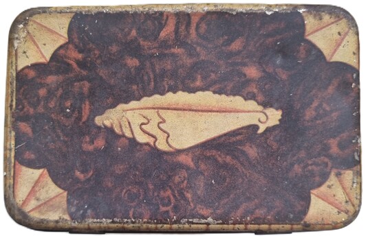 Top of tea Caddy - Coronation of King George VI