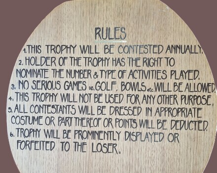 Rules of Competion - Inside Lid