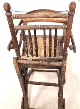 Convertible High Chair Back view