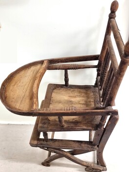 Convertible High Chair Side view