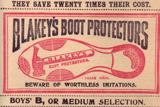 Blakey's Boot Protectors advertisement