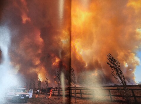 Photo from the 2009 Bushfires near KInglake, Victoria