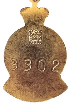 Back Showing Member Number