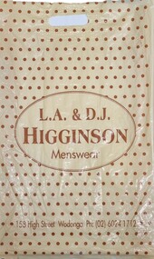 Higginson Menswear Shopping Bag.
