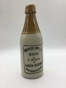 Ceramic bottle, C1870s