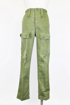 Part of a matching set. 
Jungle Green Pants, button-up fly
