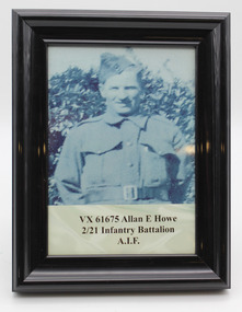 Photo framed Allan E Howe VX61675
