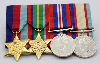 Medals WWII Court Mounted Allan Howe VX61675