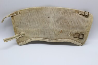 Australian Army khaki webbing short pattern anklets with webbing straps