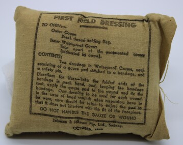 First Field Dressing, Circa 1942