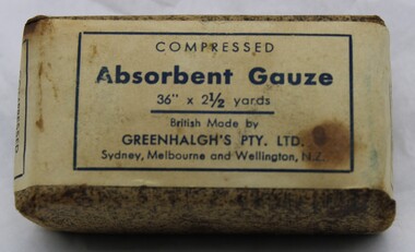 Absorbent Gauze, Greenhalgh's Pty. Ltd