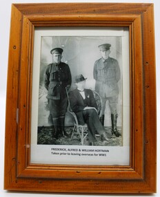 Photograph Framed, Hoffman Brothers