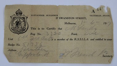 Paper Certificate-RSL
