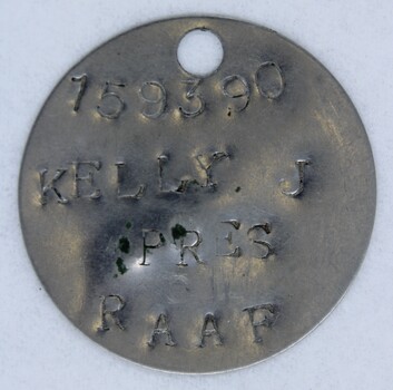 One disc of the Identity Disc  set showing members service details