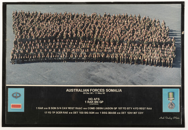 Photograph, Australian Forces Somalia, c1993
