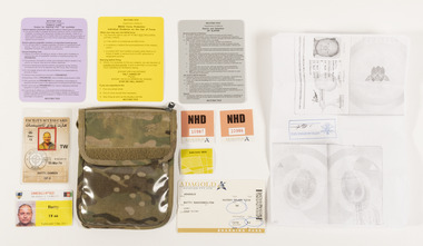 Functional object - Field Notebook Holder Contents, c2012