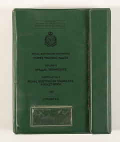 Pamphlet - Royal Australian Engineers Pocket Book - Special Techniques, 1992