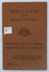 Certificate of discharge