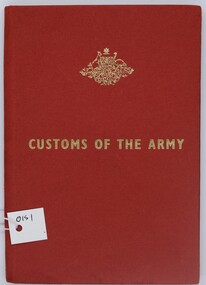 Red Book, Customs of the Army, 1965