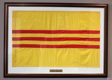 national flag, republic of south vietnam 1949 to 1975.