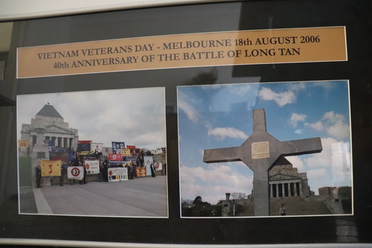 Collage depicting VV Day 2006 - 40th Anniversary of the Battle of Long Tan.