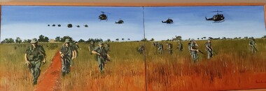 Painting - On Patrol, n/a, c2002