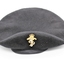 Military beret, black, with RAEME pin. 